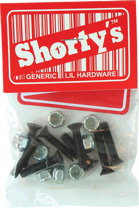 SHORTY'S GENERIC HARDWARE SET 1" PH BLACK