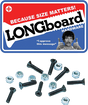 SHORTYS LONGBOARD HARDWARE SET 1-1/8" PH