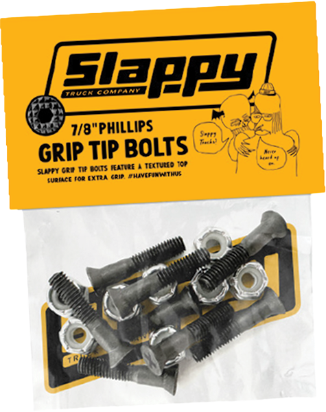 SLAPPY GRIP-TIP PHILLIPS BOLTS SET 7/8" BLACK