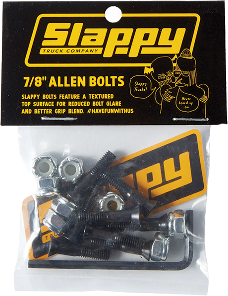 SLAPPY ALLEN BOLTS SET 7/8" BLACK