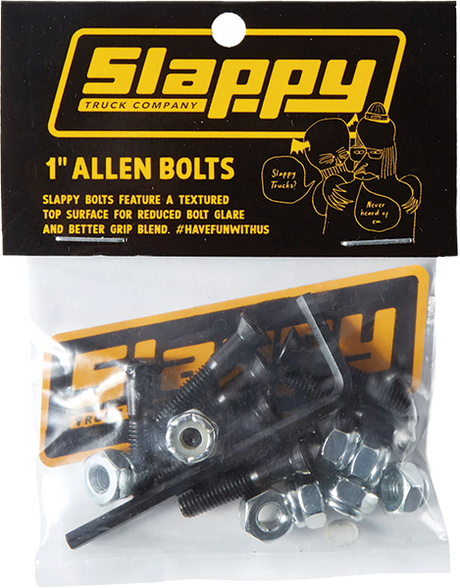 SLAPPY ALLEN BOLTS SET 1" BLACK