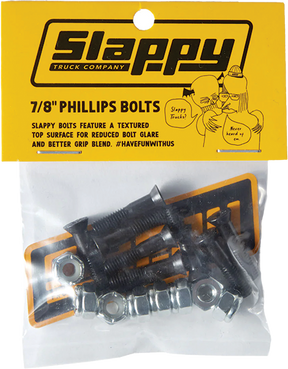 SLAPPY PHILLIPS BOLTS SET 7/8" BLACK