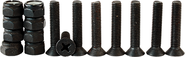 STANDARD 1" PHILLIPS (SET) HARDWARE packaged