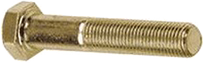 STANDARD KINGPIN GRADE-8 GOLD/ZINC (2-1/4" 3/8-24)
