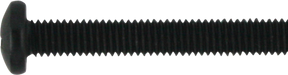 STANDARD PANHEAD PHILLIPS BOLT 1-1/4" BLACK