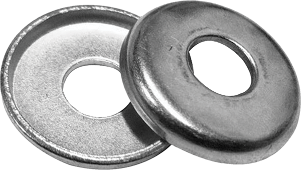 STANDARD BOTTOM BUSHING WASHER 3/8"x1-1/8" SILVER