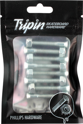 TRIPIN HARDWARE SET PH 1.5" T-1000S SILVER