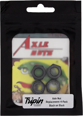 TRIPIN AXLE NUTS BLK ON BLK