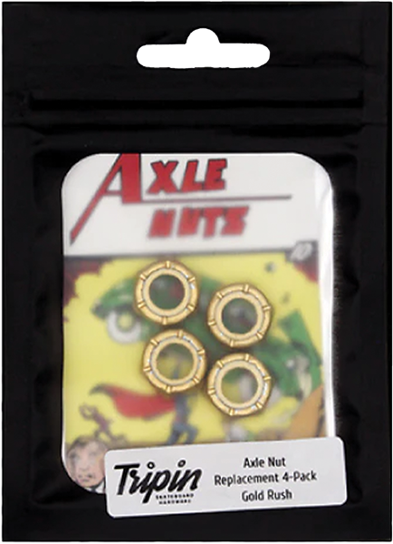 TRIPIN AXLE NUTS GOLD RUSH