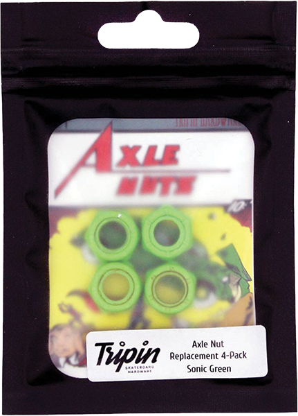 TRIPIN AXLE NUTS SONIC GREEN