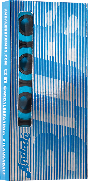 ANDALE BLUES BEARINGS SINGLE SET BLUE/BLK