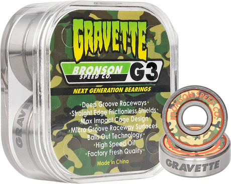 BRONSON G3 DAVID GRAVETTE BEARINGS SINGLE SET