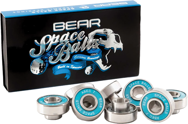 BEAR SPACEBALLS A7 CERAMIC 8mm BEARINGS SIL/BLU