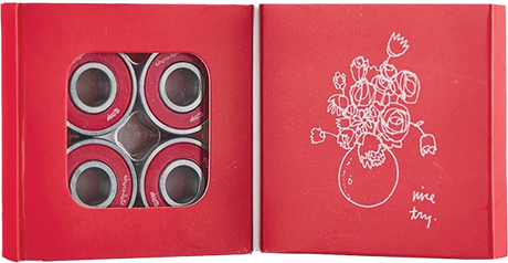 CHOCOLATE ABEC-5 BEARINGS RED/SIL