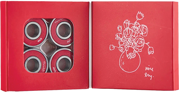CHOCOLATE ABEC-5 BEARINGS RED/SIL