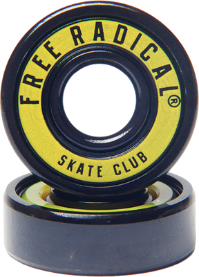 FREE RADICAL ABEC-5 BEARINGS - LEMON YELLOWS