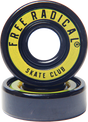 FREE RADICAL ABEC-5 BEARINGS - LEMON YELLOWS