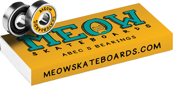 MEOW ABEC-5 BEARINGS SET YEL