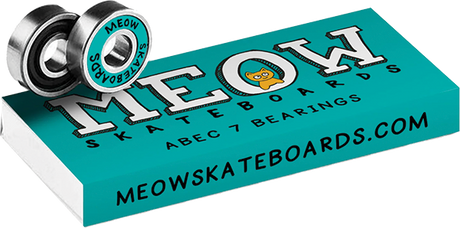 MEOW ABEC-7 BEARINGS SET TEAL