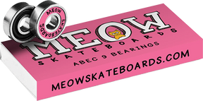 MEOW ABEC-9 BEARINGS SET PINK