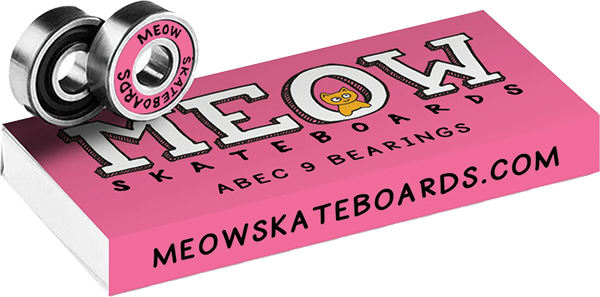 MEOW ABEC-9 BEARINGS SET PINK