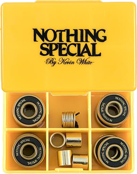 NOTHING SPECIAL K.WHITE ABEC-9 BEARINGS BLK/GOLD