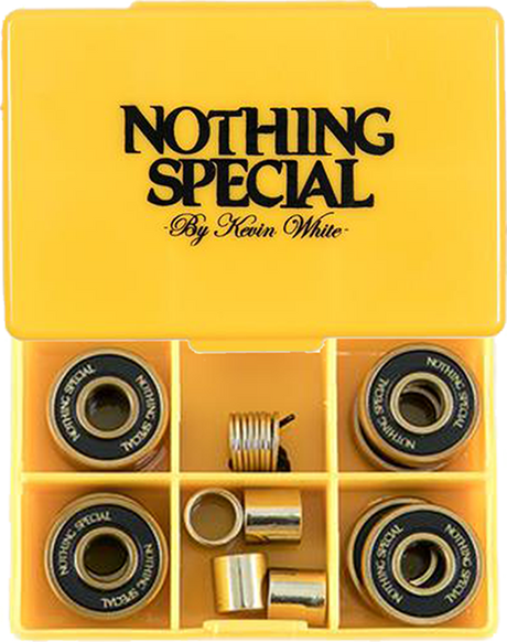 NOTHING SPECIAL K.WHITE ABEC-9 BEARINGS BLK/GOLD