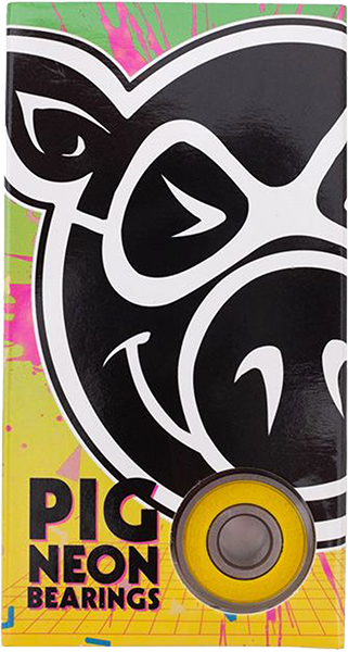 PIG NEON ABEC-5 BEARINGS SET