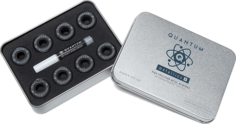 QUANTUM METALLICS PLUS SERIES BEARINGS GREY/BLK