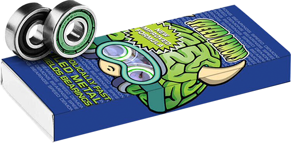 SPEED DEMONS BRAINIAC ABEC-5 BEARINGS GREEN