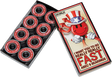 WORLD INDUSTRIES ABEC-9 I WANT YOU BEARINGS SIL/RED