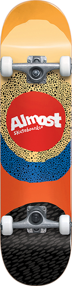 ALMOST RADIATE SKATEBOARD COMPLETE 7.5 YELLOW fp