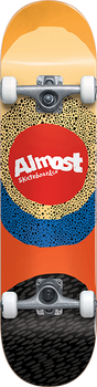 ALMOST RADIATE SKATEBOARD COMPLETE 7.5 YELLOW fp
