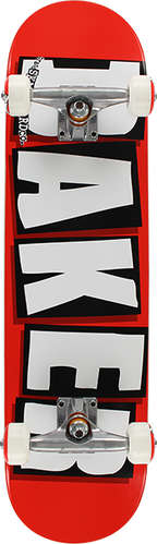 BAKER BRAND LOGO SKATEBOARD COMPLETE 8.0 RED/WHT/BLK
