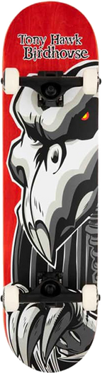 BIRDHOUSE HAWK FALCON 2 SKATEBOARD COMPLETE 8.0 RED