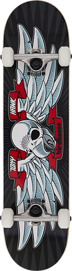 BIRDHOUSE HAWK FLYING FALCON SKATEBOARD COMPLETE 7.5 BLACK