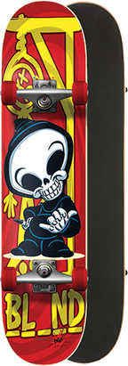 BLIND CLASSIC HANGMAN SKATEBOARD COMPLETE-7.0 RED