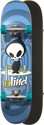 BLIND CLASSIC SABER SOFT TOP SKATEBOARD COMPLETE-7.25