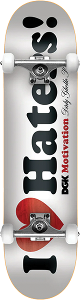 DGK HATERS SKATEBOARD COMPLETE-7.75