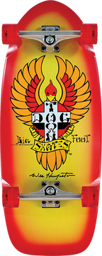 DOGTOWN BIG FOOT OG 70S RIDER COMP-11.7X30.8 OG/RD FADE