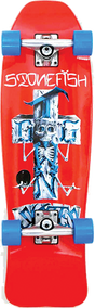 DOGTOWN STONEFISH MINI CRUISER SKATEBOARD COMPLETE-8.75x28.87 RED