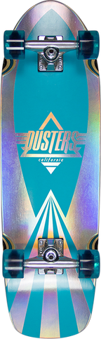 DUSTERS CAZH COSMIC CRUISER SKATEBOARD COMPLETE 29.5" TEAL