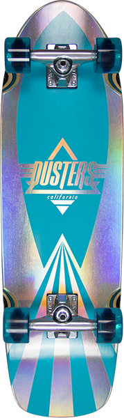 DUSTERS CAZH COSMIC CRUISER SKATEBOARD COMPLETE 29.5" TEAL