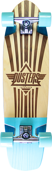 DUSTERS KEEN RETRO FRAME CRUSIER SKATEBOARD COMPLETE 31 TEAL