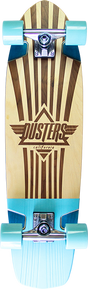 DUSTERS KEEN RETRO FRAME CRUSIER SKATEBOARD COMPLETE 31 TEAL