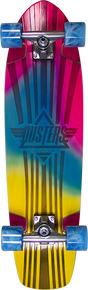 DUSTERS KEEN RETRO FADES CRUISER SKATEBOARD COMPLETE 31" BLU/PINK