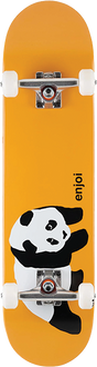 ENJOI PANDA SKATEBOARD COMPLETE-7.75 ORANGE
