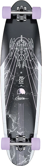 GLOBE ARCHER CLASSIC SKATEBOARD COMPLETE 9.75X38.5 BAMBOO/PURPLE