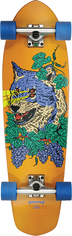 GLOBE BIG BLAZER SKATEBOARD COMPLETE-9.25x32 LAZER WOLF