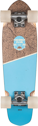 GLOBE BLAZER 26" SKATEBOARD COMPLETE 7.25x26 COCONUT/SKY